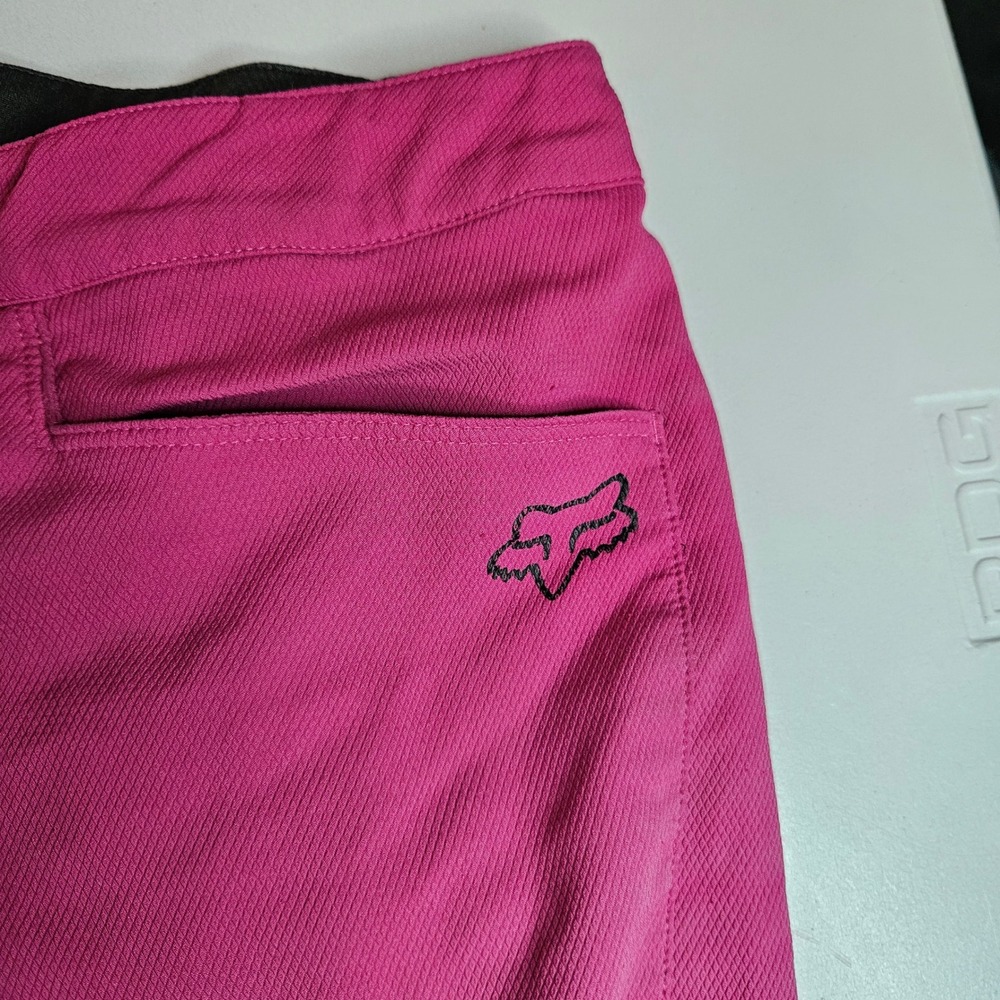 Fox Racing Ripley MTB Shorts Womens Large Pink Gray Mountain Bike 18486 - Picture 3 of 13